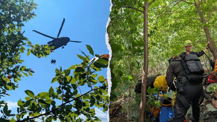 north-carolina-climber-airlifted-after-plunging-20-feet-down-gorge,-sustaining-serious-injuries