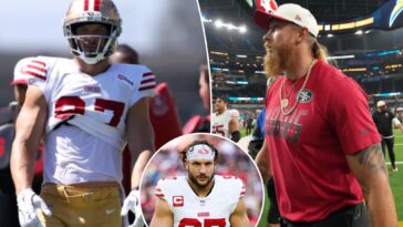 george-kittle-more-likely-than-nick-bosa-to-play-in-49ers’-opener-vs.-rams