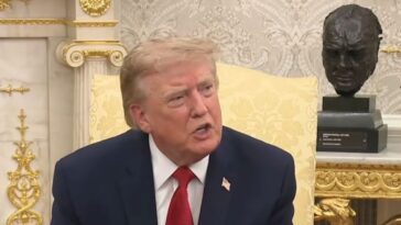 video:-trump-can’t-hold-back-after-reporter-asks-if-he-plans-to-nuke-a-militarily-defeated-iran:-‘stupid’