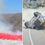 colorado-fire-sparked-by-truck-flipping-near-yosemite-as-heart-stopping-dashcam-emerges