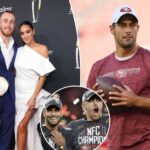 george-kittle’s-wife-claire-takes-pointed-jimmy-garoppolo-dig-while-praising-49ers-qb-upgrade