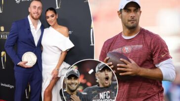 george-kittle’s-wife-claire-takes-pointed-jimmy-garoppolo-dig-while-praising-49ers-qb-upgrade