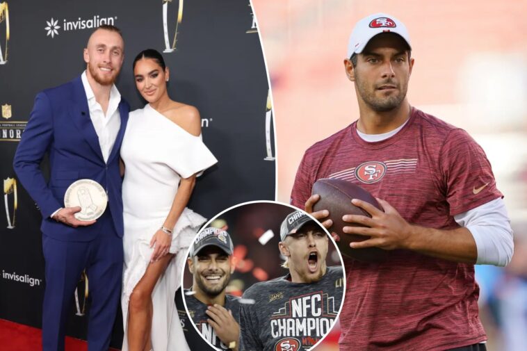 george-kittle’s-wife-claire-takes-pointed-jimmy-garoppolo-dig-while-praising-49ers-qb-upgrade