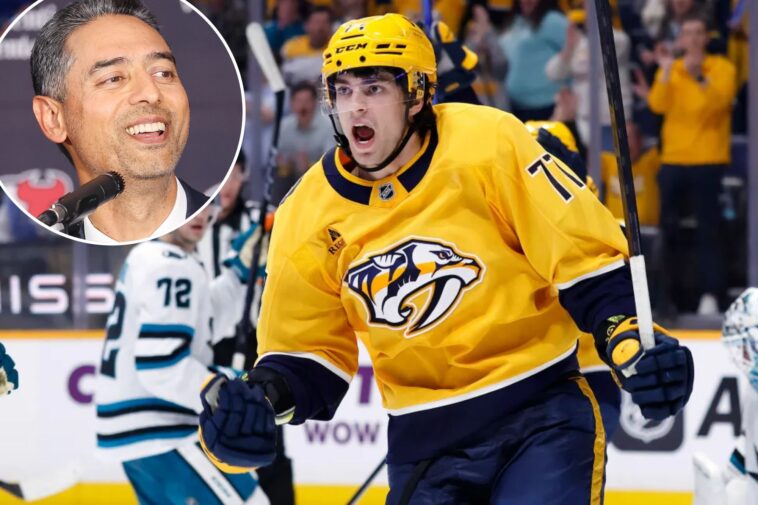 devils-acquire-rising-winger-luke-evangelista-in-trade-with-predators