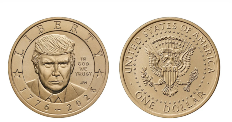 demand-for-2026-semiquincentennial-coin-featuring-president-trump-so-high-wait-times-exceed-an-hour