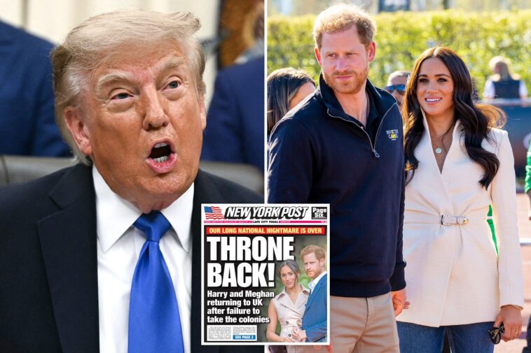 trump-‘happy’-prince-harry,-meghan-markle-left-us-—-but-he-‘would-not-have-taken-them-back’