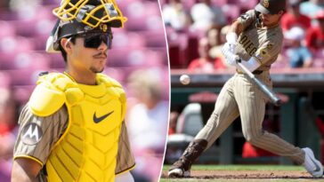 padres’-ethan-salas-joins-legendary-mlb-company-with-historic-catching-debut