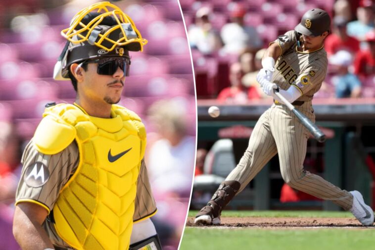 padres’-ethan-salas-joins-legendary-mlb-company-with-historic-catching-debut