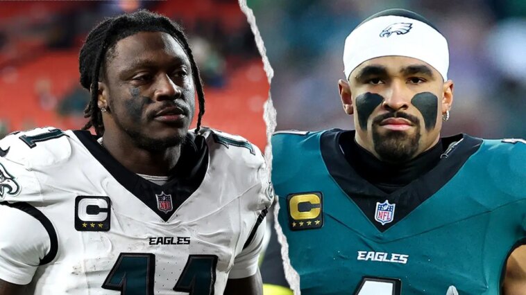 ‘i-mean,-clearly,’-jalen-hurts-tells-gq-when-asked-if-he-and-aj.-brown-grew-apart-in-philadelphia