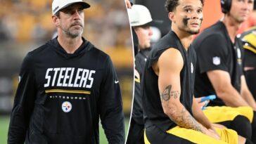 aaron-rodgers-sends-warning-to-steelers’-roman-wilson-over-interception:-‘i-don’t-think-he’s-going-to-do-that-again’