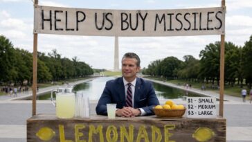 pete-hegseth-sets-up-‘help-us-buy-missiles’-lemonade-stand