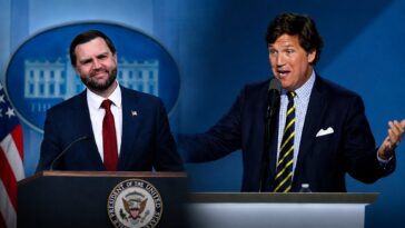 jd-vance-says-tucker-is-still-a-friend-of-his,-who-he-won’t-throw-‘under-the-bus’