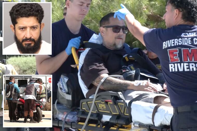 motorcyclist-‘intentionally’-plowed-into-teamsters-protest-crowd-outside-amazon-warehouse