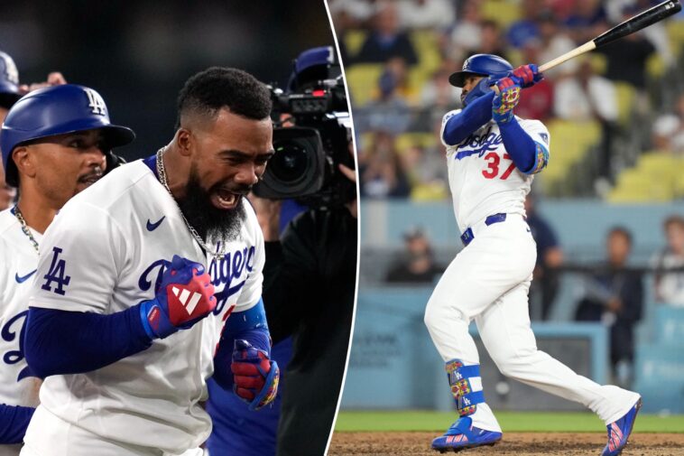 teoscar-hernandez-found-his-swing-in-time-to-save-job,-spark-dodgers-walk-off-win