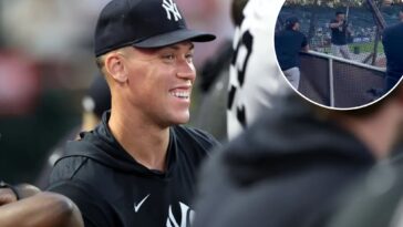 aaron-judge-takes-on-field-batting-practice-in-enormous-yankees-step