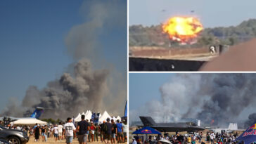 us-made-f-4-phantom-crashes-in-fiery-greek-airshow-disaster,-killing-2-pilots