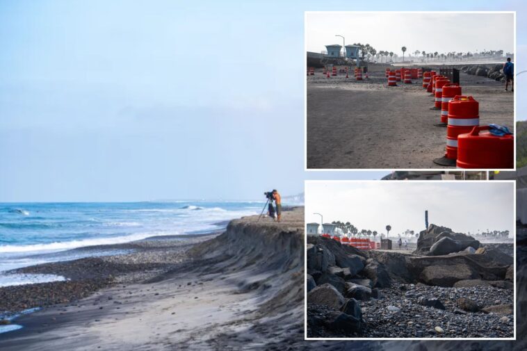 california-beach-swallowed-by-furious-surf-as-labor-day-weekend-crowds-face-parking-nightmare
