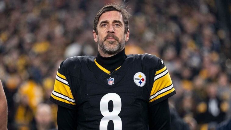 steelers’-aaron-rodgers-hopes-to-be-‘supporting-my-pregnant-wife’-by-next-year-after-final-nfl-season