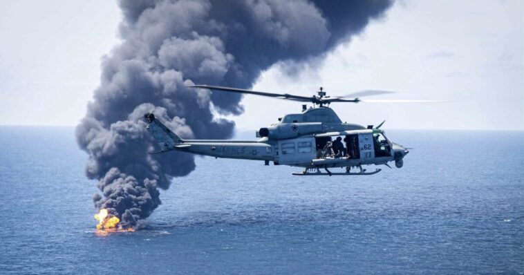 watch:-us-southern-command-forces-destroy-drug-trafficking-vessel-refueling-stations-in-eastern-pacific