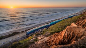 metrolink-pacific-surfliner-railroad-in-san-clemente-closes-as-intense-weather-crashes-coast