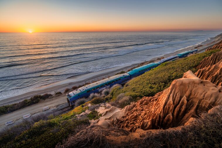 metrolink-pacific-surfliner-railroad-in-san-clemente-closes-as-intense-weather-crashes-coast
