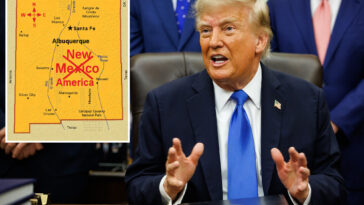 trump-posts-map-that-renames-new-mexico-‘new-america’