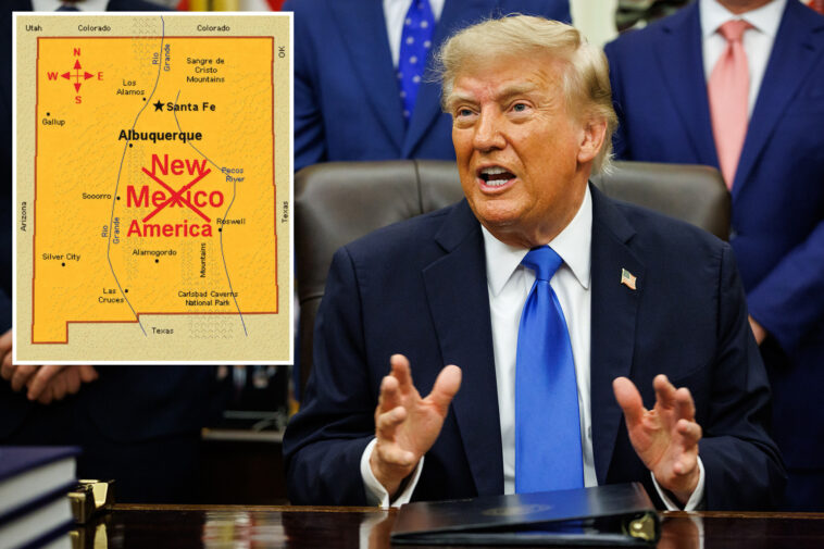 trump-posts-map-that-renames-new-mexico-‘new-america’