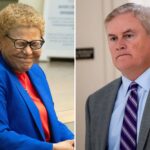 los-angeles-mayor-karen-bass-gives-the-middle-finger-to-doge-panel-over-lahsa-funding