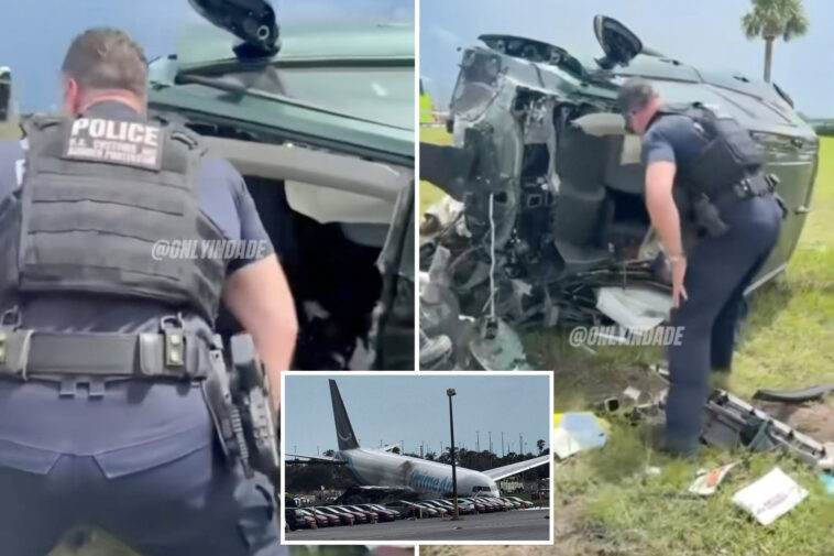 dramatic-footage-shows-moment-stunned-cops-find-survivor-in-mangled-car-after-amazon-plane-crash:-‘we’ve-got-one-breathing!’