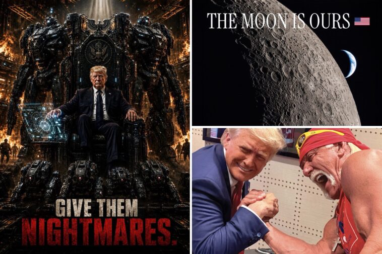 trump-floods-social-media-with-ai-images-annexing-two-countries,-renaming-a-state-and-claiming-ownership-of-the-moon
