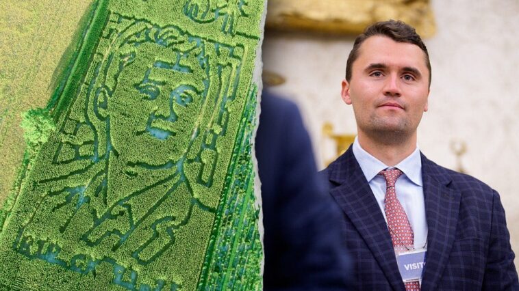 indiana-farm-vows-to-‘absolutely’-do-charlie-kirk-corn-maze-again-despite-wave-of-backlash