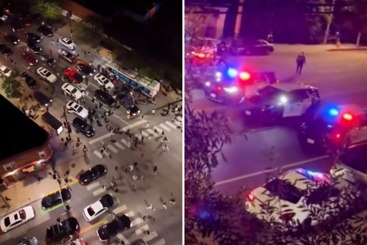 wild-drone-video-shows-cops-drop-hammer-on-la-street-takeover