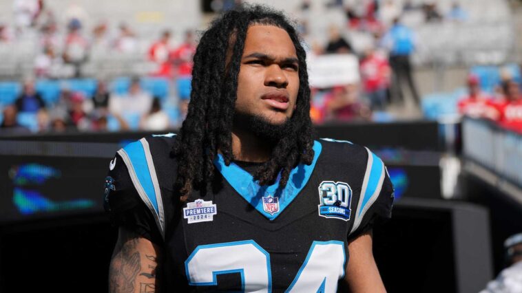 panthers-optimistic-jonathon-brooks-plays-against-bears-despite-practice-absence