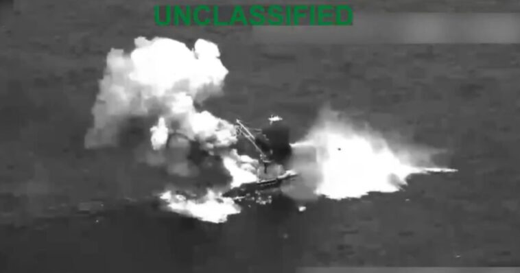 us-sinks-los-choneros-cartel’s-vessel-3-days-after-classifying-it-as-a-terrorist-group