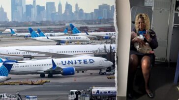 united-flight-attendant-makes-quick-save,-catching-baby-that-was-about-to-fall-from-‘exhausted’-mom’s-lap