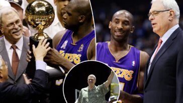 lakers-unveiling-phil-jackson-statue-outside-crypto.com-arena