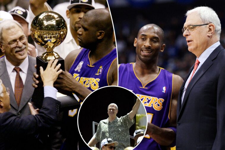 lakers-unveiling-phil-jackson-statue-outside-crypto.com-arena