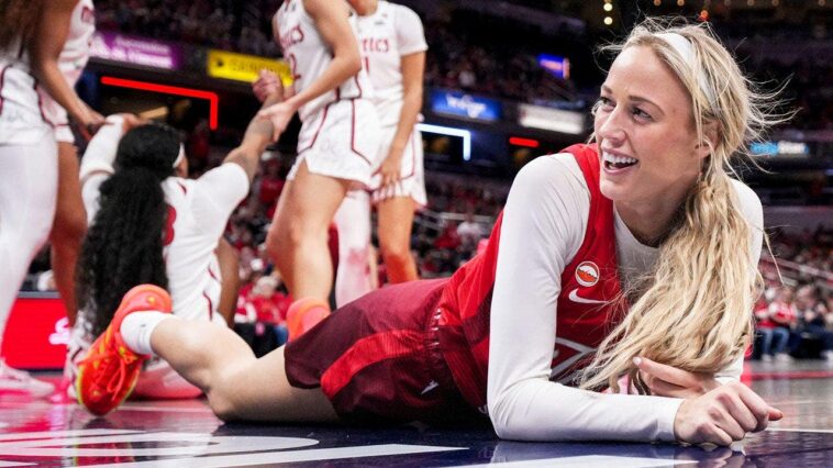 sophie-cunningham-has-a-bikini-boat-day-during-the-wnba-break,-sydney-sweeney’s-ad-is-a-talker-&-replacing-lsu
