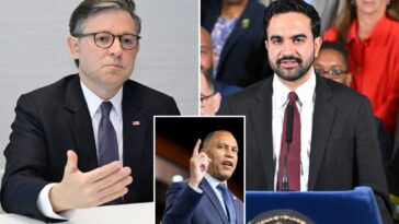 speaker-johnson-dubs-mamdani,-far-left-pals-most-‘dangerous’-politicians-in-us,-predicts-‘nightmare’-for-hakeem-jeffries