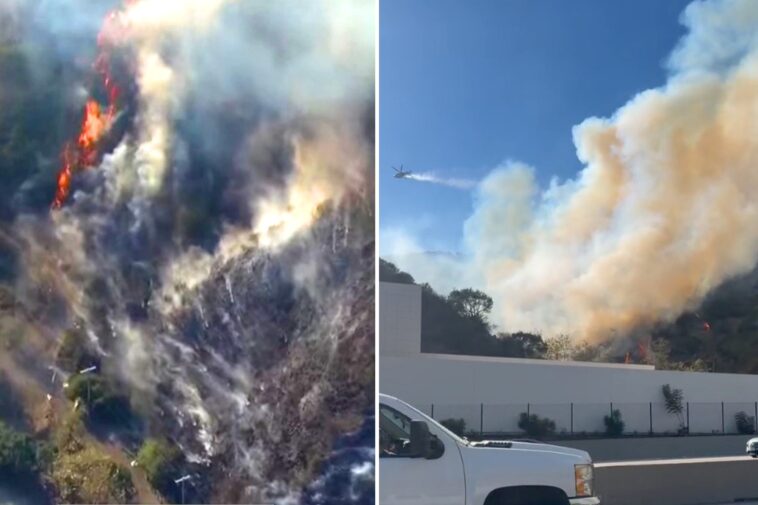 wildfire-near-getty-center-turns-405-freeway-into-la-rush-hour-nightmare
