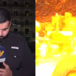 viral-clip-shows-pro-terrorist-reporter-for-hezbollah-controlled-station-nearly-being-hit-by-israeli-airstrike-in-lebanon-(video)
