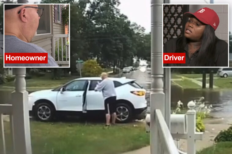 michigan-homeowner-clashes-with-entitled-driver-who-drove-on-his-lawn-to-avoid-flooded-street