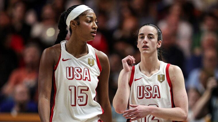 team-usa-routs-hungary-with-record-performance-at-world-cup-as-caitlin-clark,-angel-reese-turn-on-chemistry