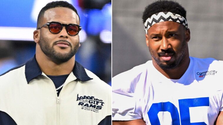 shawne-merriman-says-rams’-aaron-donald-myles-garrett-combo-is-‘insane’-for-nfl-offenses:-‘pick-your-poison’