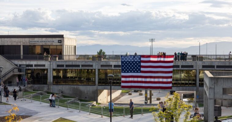 dem-students-at-the-university-where-charlie-kirk-was-murdered-fume-over-tribute-event,-campus-closure