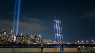 watch:-incredible-drone-show-recreates-twin-towers,-honors-each-9/11-victim