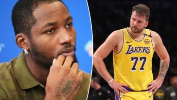 lakers-catch-stray-during-jonathan-kuminga-introductory-press-conference