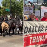 watch:-dozens-of-riot-police,-anti-trump-crowd-engage-in-full-on-standoff-outside-rnc-–-arrests-made
