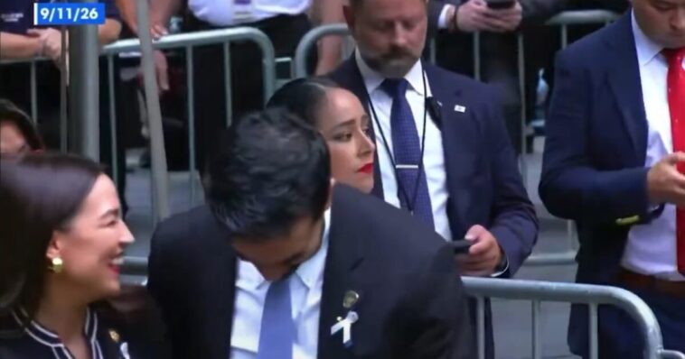 sick!-mamdani-and-aoc-laugh-as-names-of-honored-dead-read-aloud-at-9/11-memorial-(video)