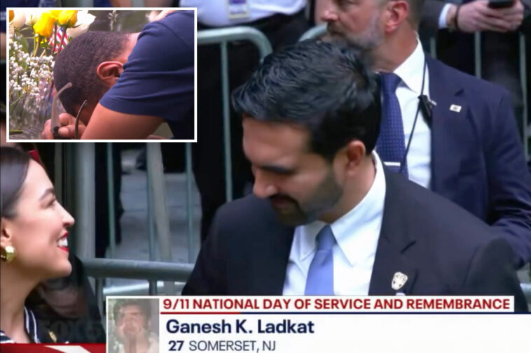 zohran-mamdani-and-aoc-spotted-laughing-at-9/11-ceremony-while-victims’-families-weep-during-reading-of-names